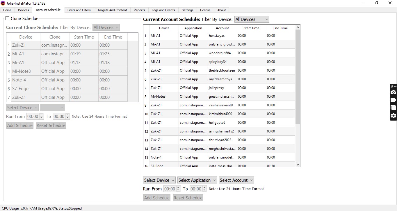 AccountCloneSchedule